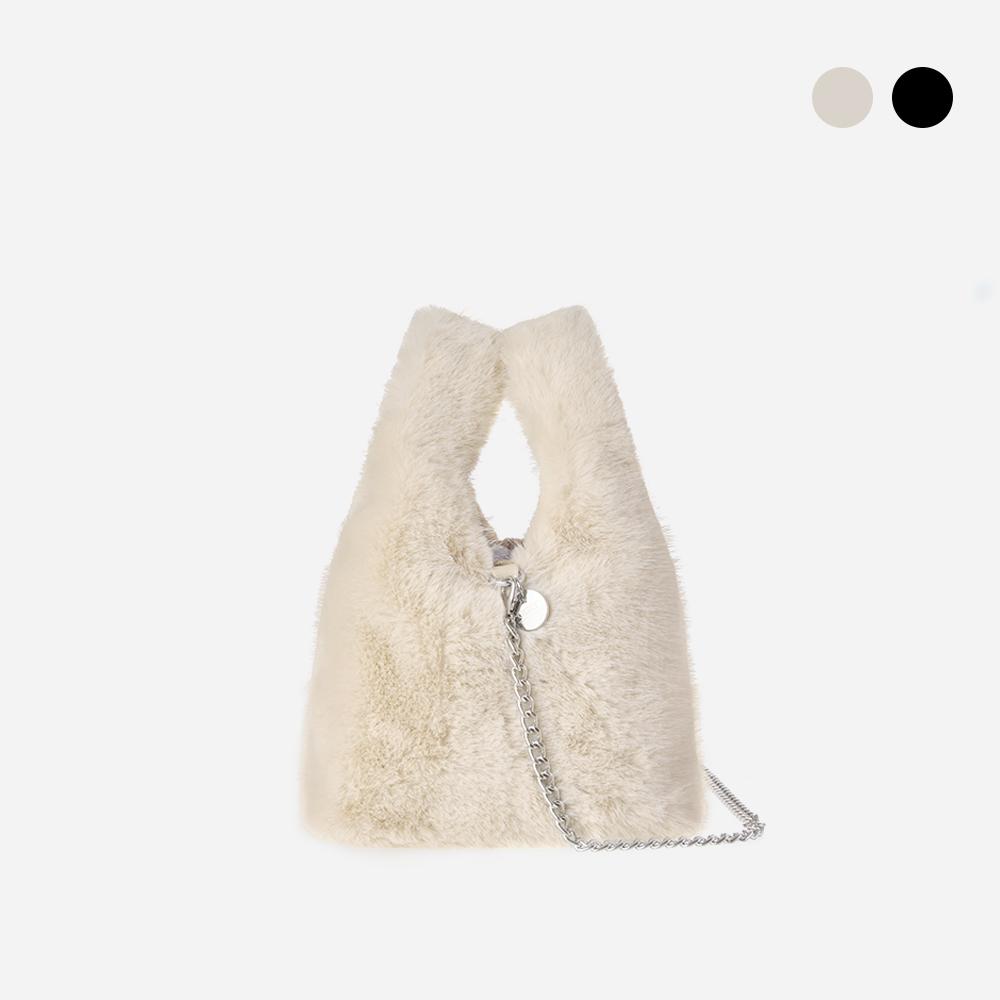 에버어그 MOOR 플러피 체인 핸드백