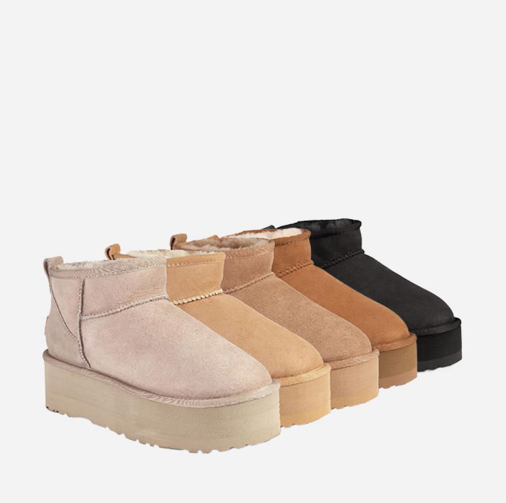 OZWEAR UGG 오즈웨어 플랫폼 울트라 미니 어그 부츠 5CM